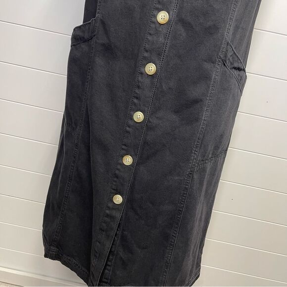 Style & Co Black Button-Down Sleeveless Dress Size 10P Petite - Picture 5 of 14